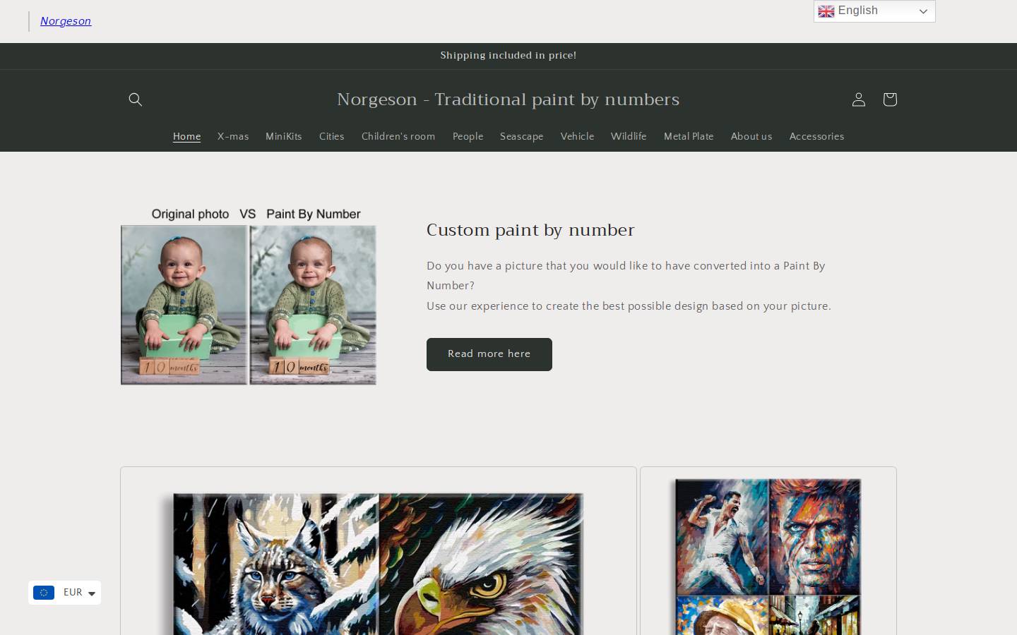 norgeson.com homepage screenshot