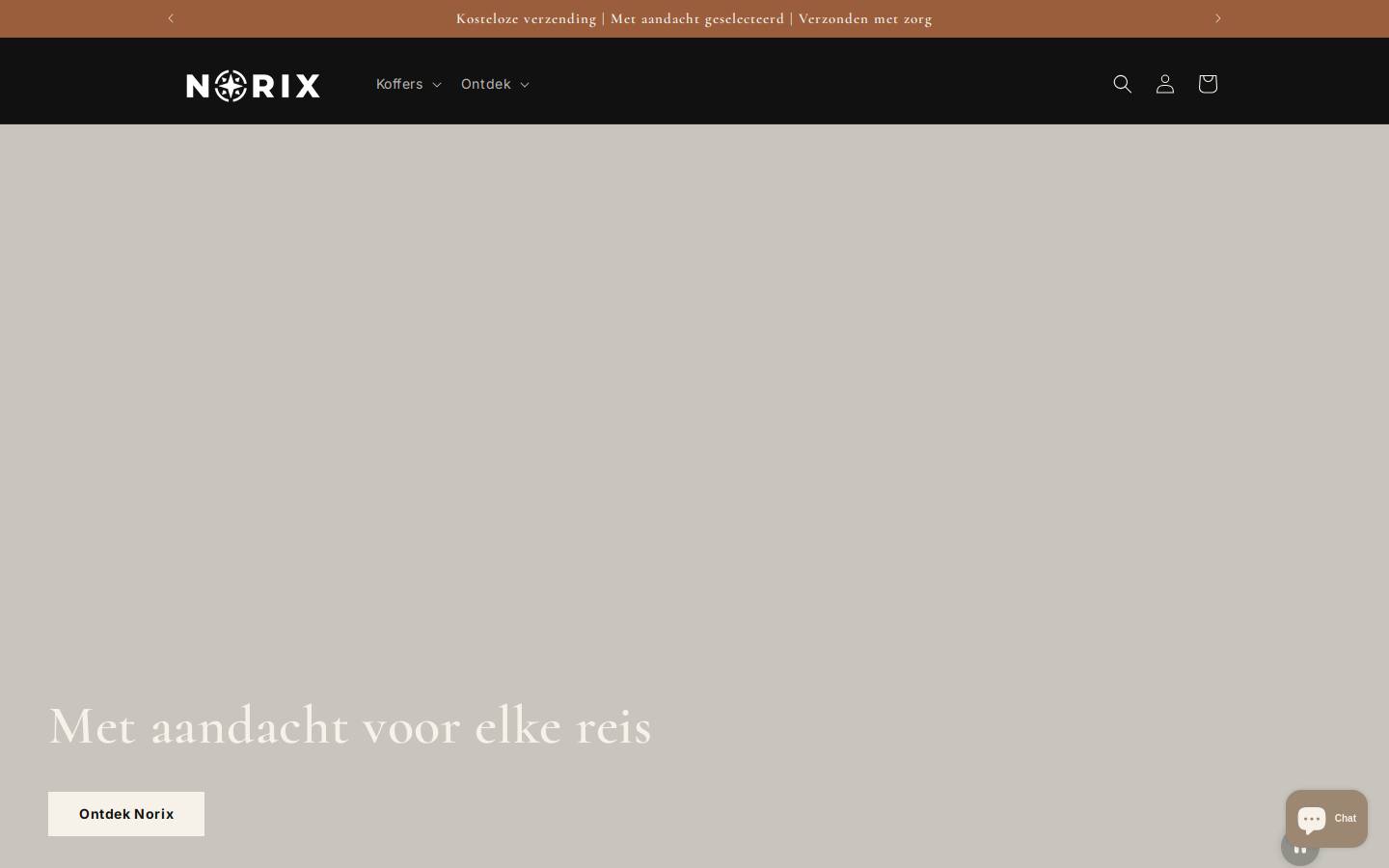 Norix homepage screenshot