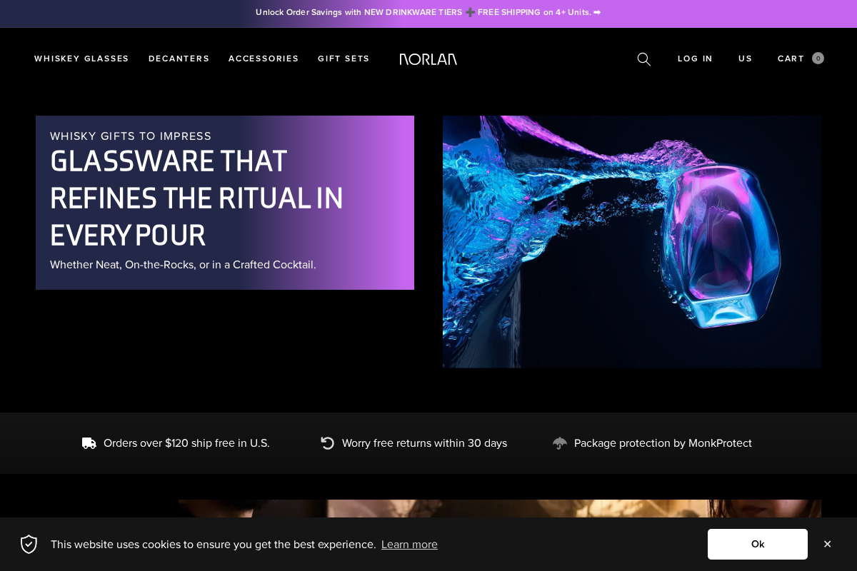 Norlan homepage screenshot