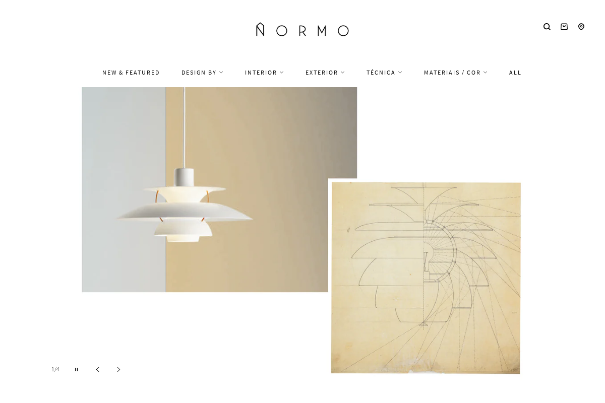 Normo homepage screenshot