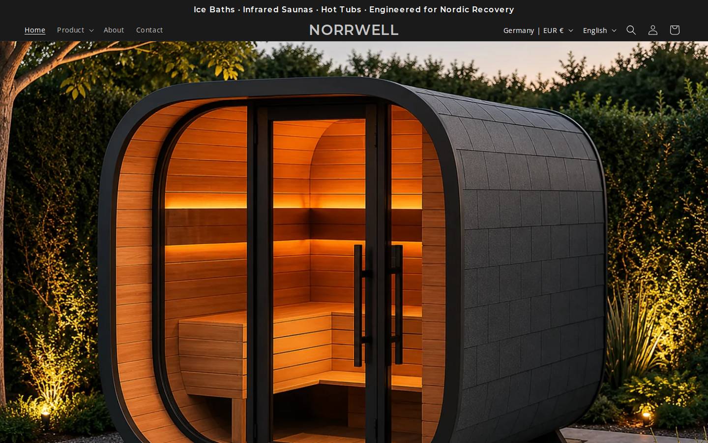 norrwell.com homepage screenshot