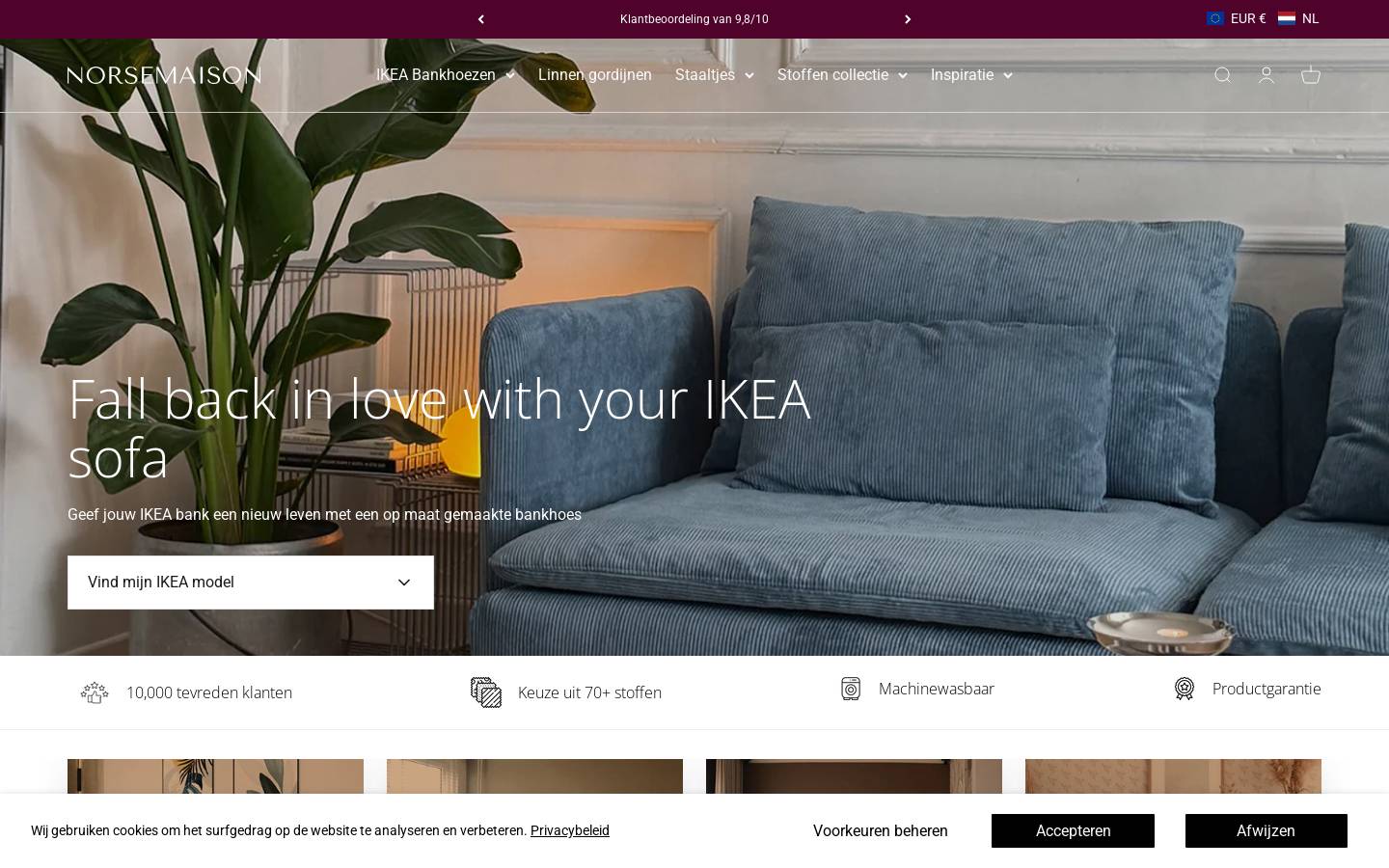 Norsemaison homepage screenshot