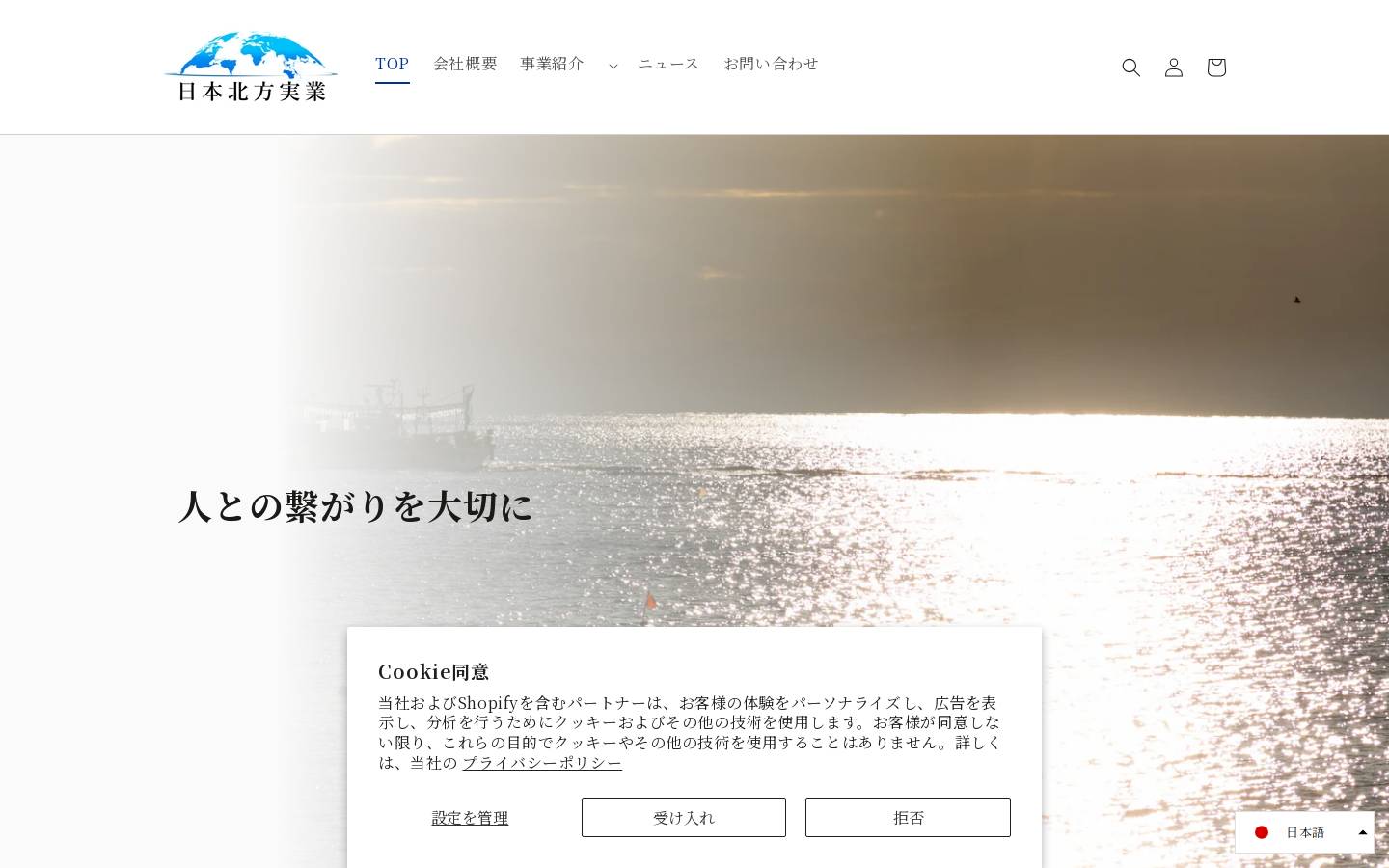 north-japan.com homepage screenshot