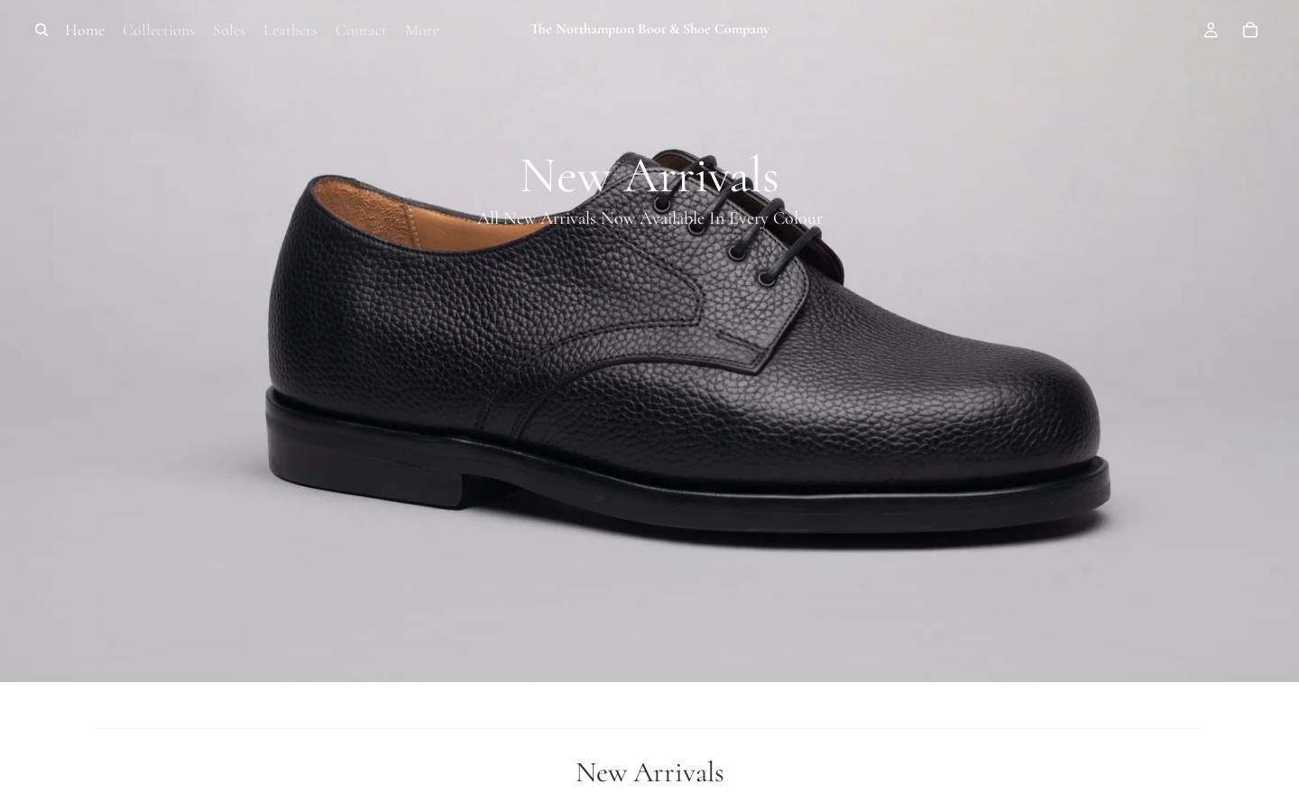 northamptonbootandshoe.com homepage screenshot