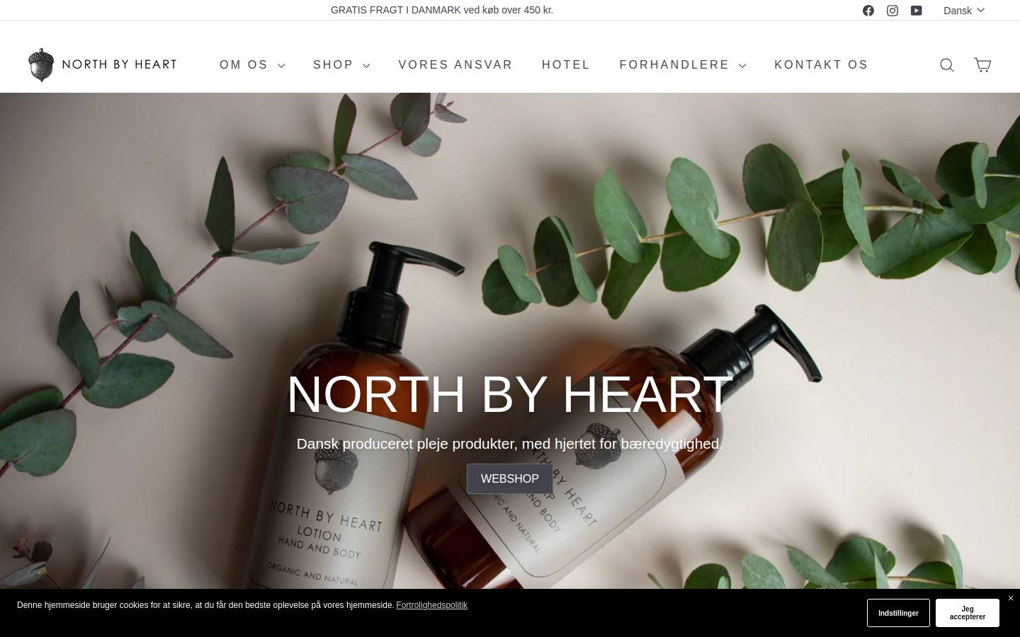 NORTH by HEART homepage screenshot