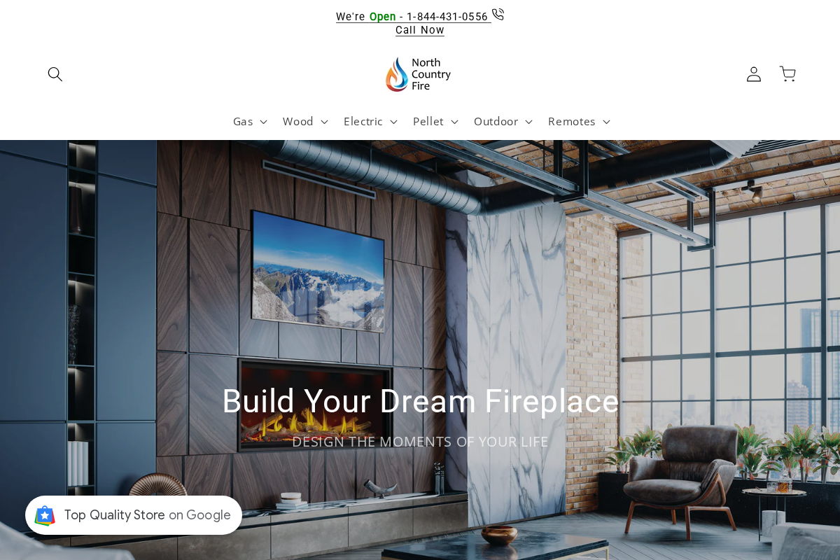 North Country Fire homepage screenshot