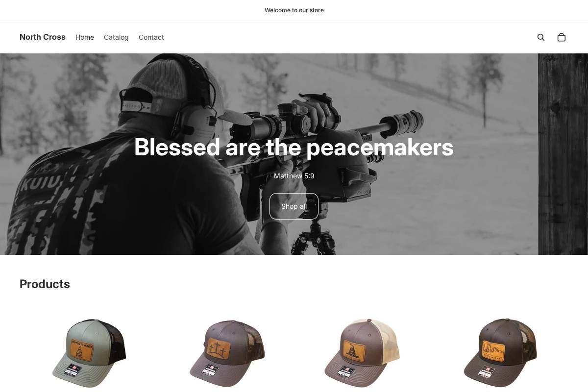 northcross.store homepage screenshot