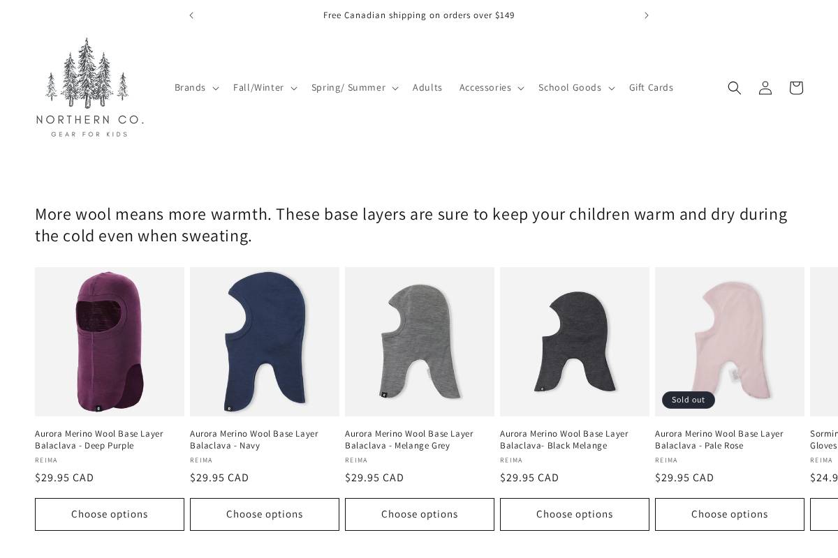 northerncokids.ca homepage screenshot