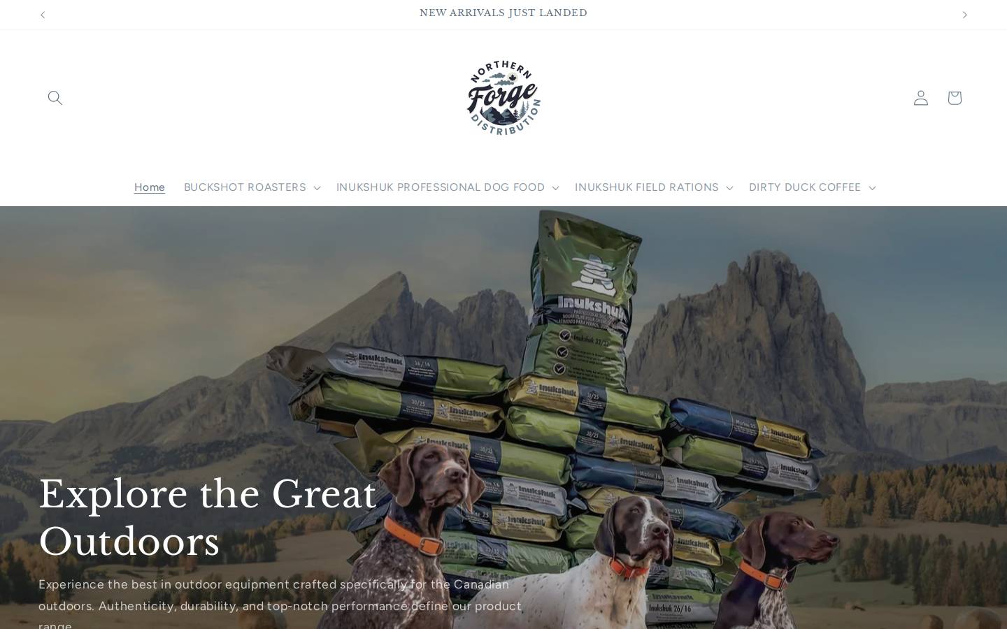 northernforge.ca homepage screenshot