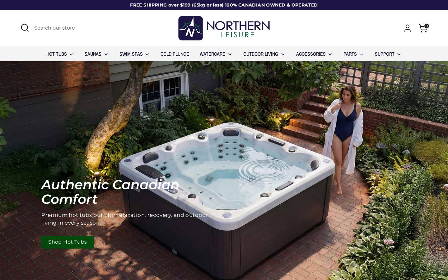 northernleisureproducts.com homepage screenshot