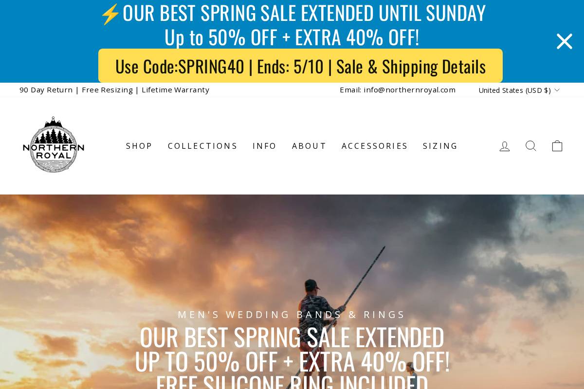 NorthernRoyal homepage screenshot