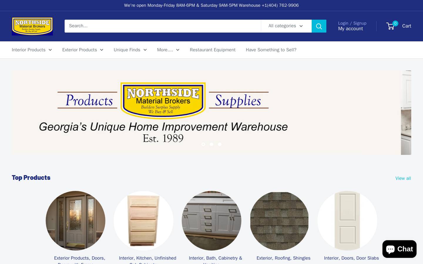 northsidematerialbrokers.com homepage screenshot