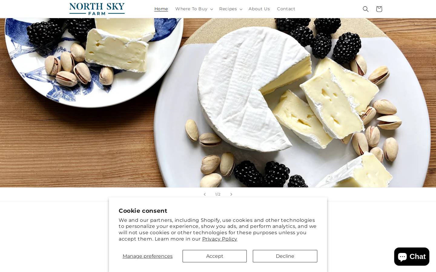 northskyfarms.com homepage screenshot