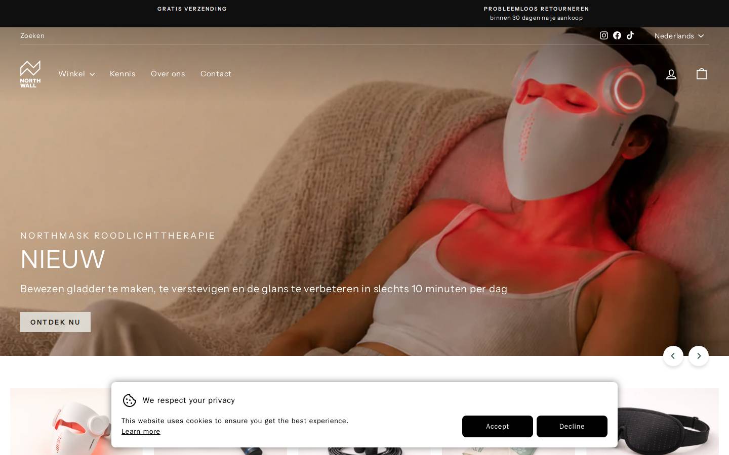 Northwall homepage screenshot