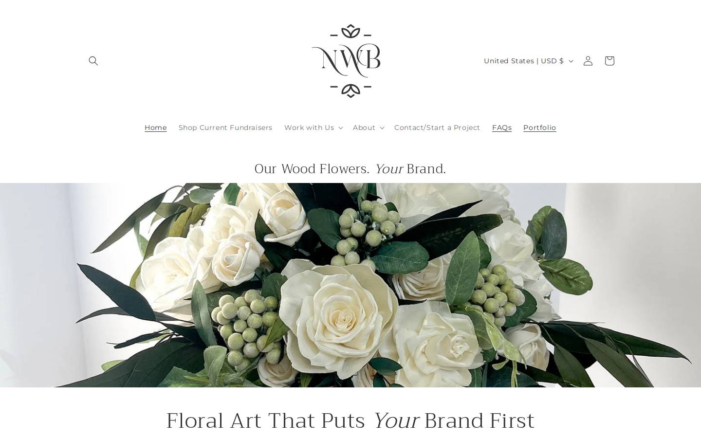 northwoodblooms.com homepage screenshot
