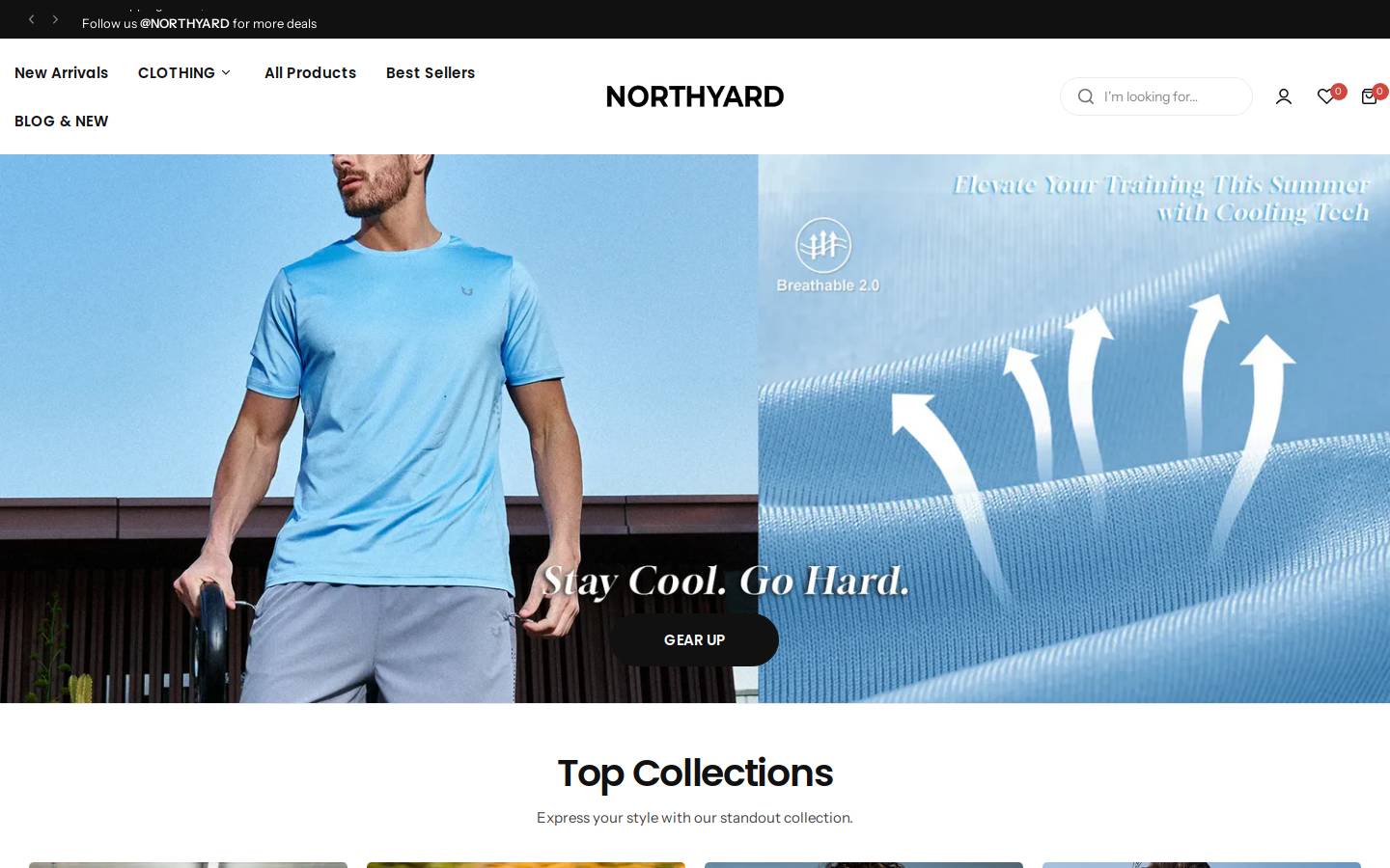 northyard.com homepage screenshot
