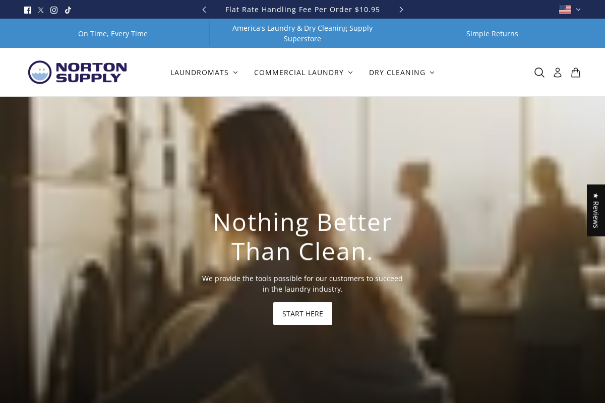 Norton Supply Company homepage screenshot