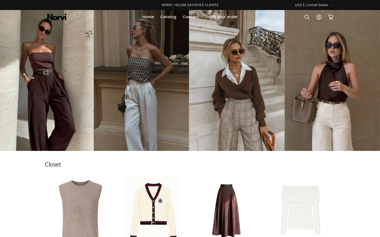 norvi.co homepage screenshot