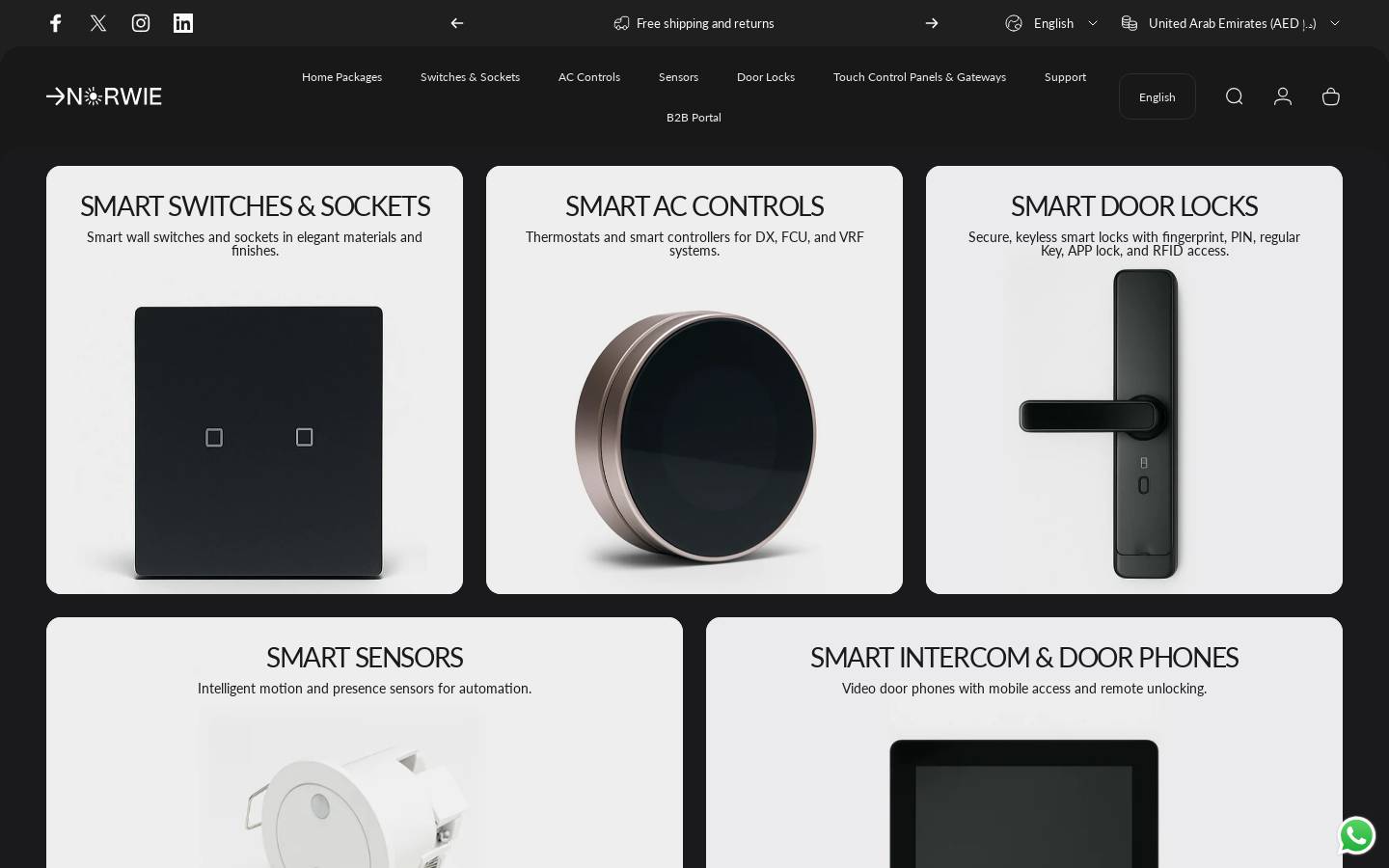norwie.com homepage screenshot