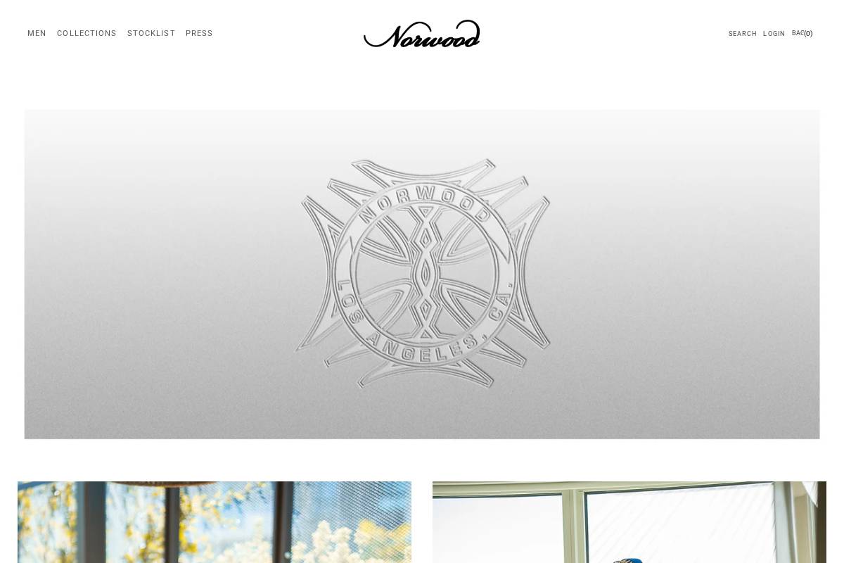 Norwood Chapters homepage screenshot