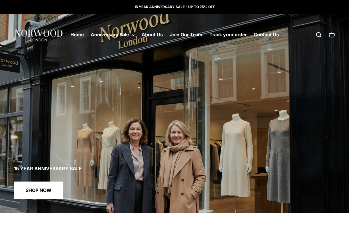 Norwoodlondon homepage screenshot