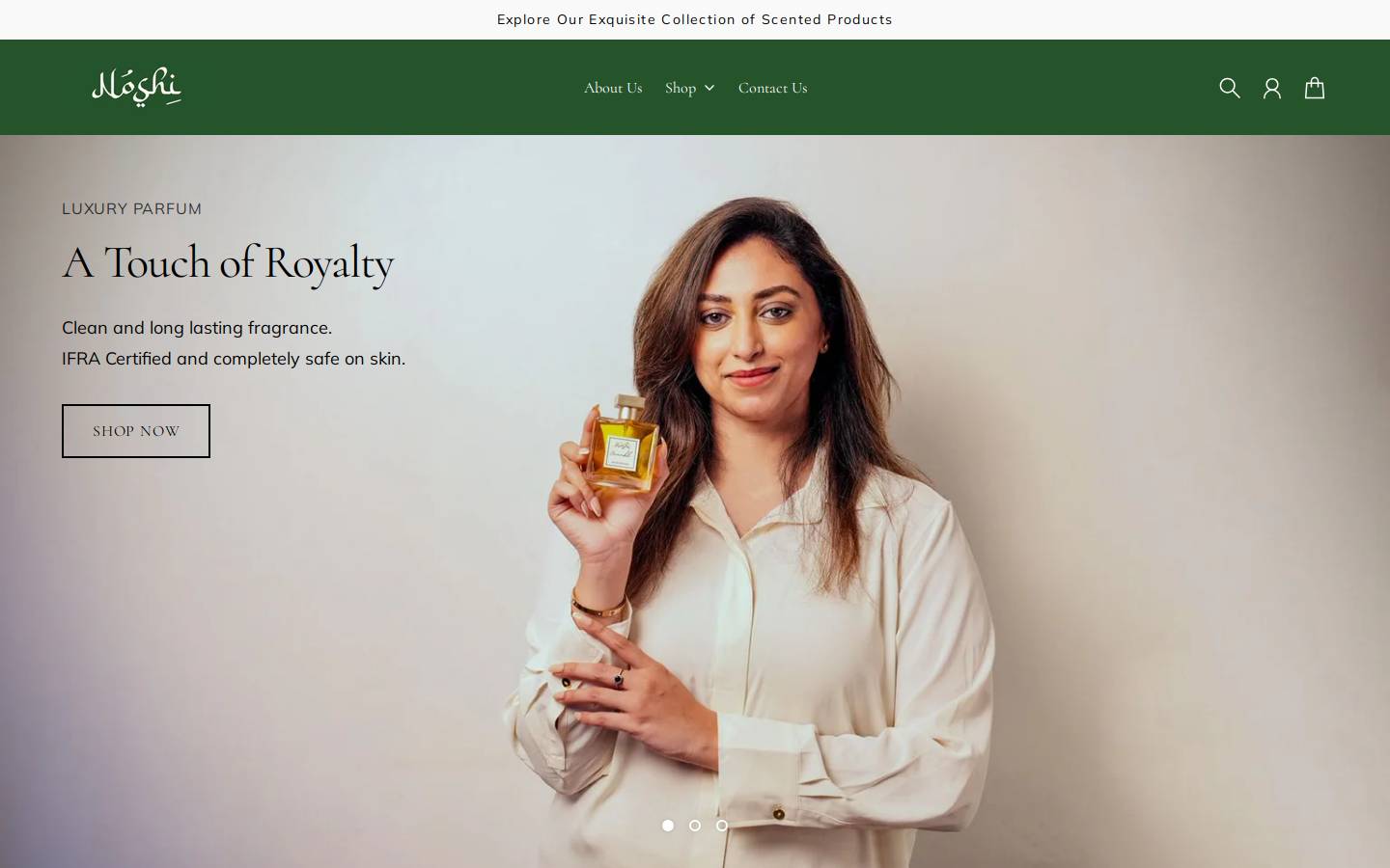 noshi.co.in homepage screenshot