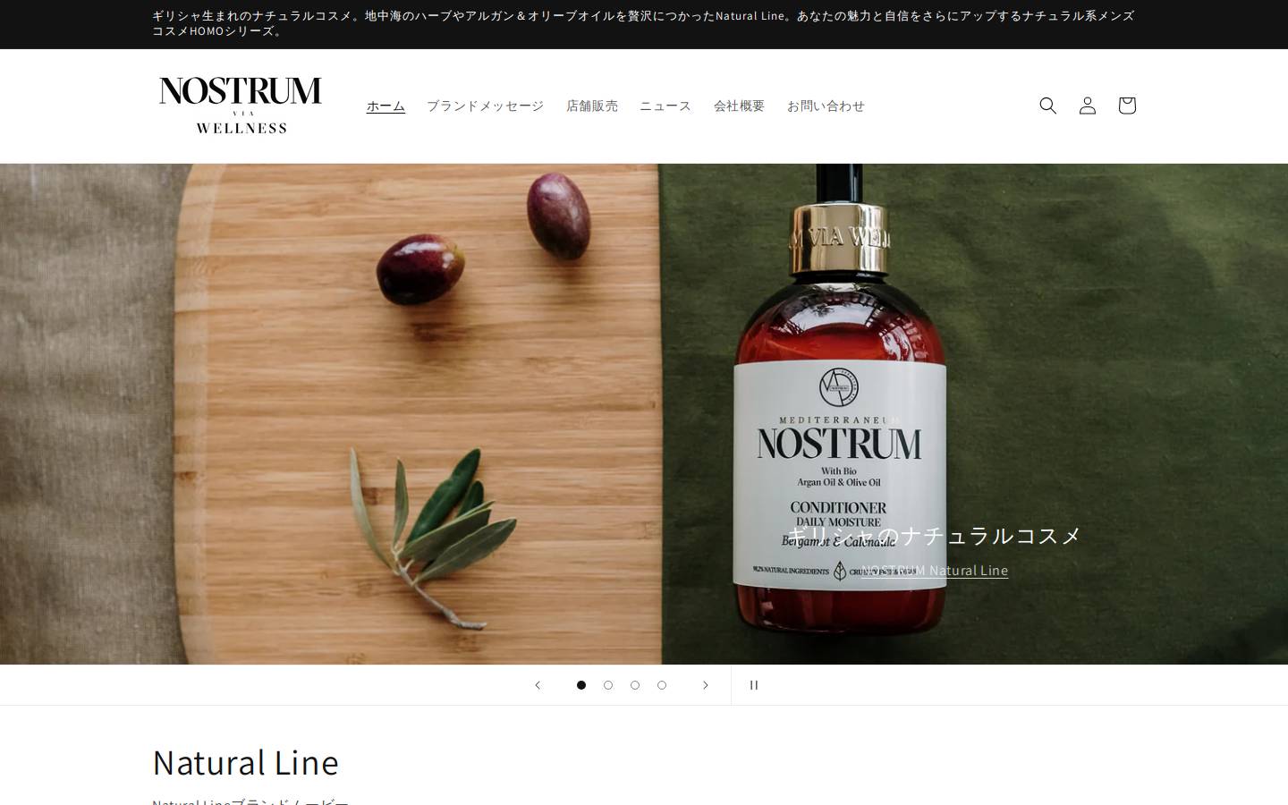 nostrum.jp homepage screenshot