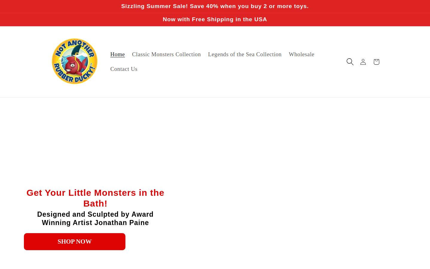 notanotherrubberducky.com homepage screenshot