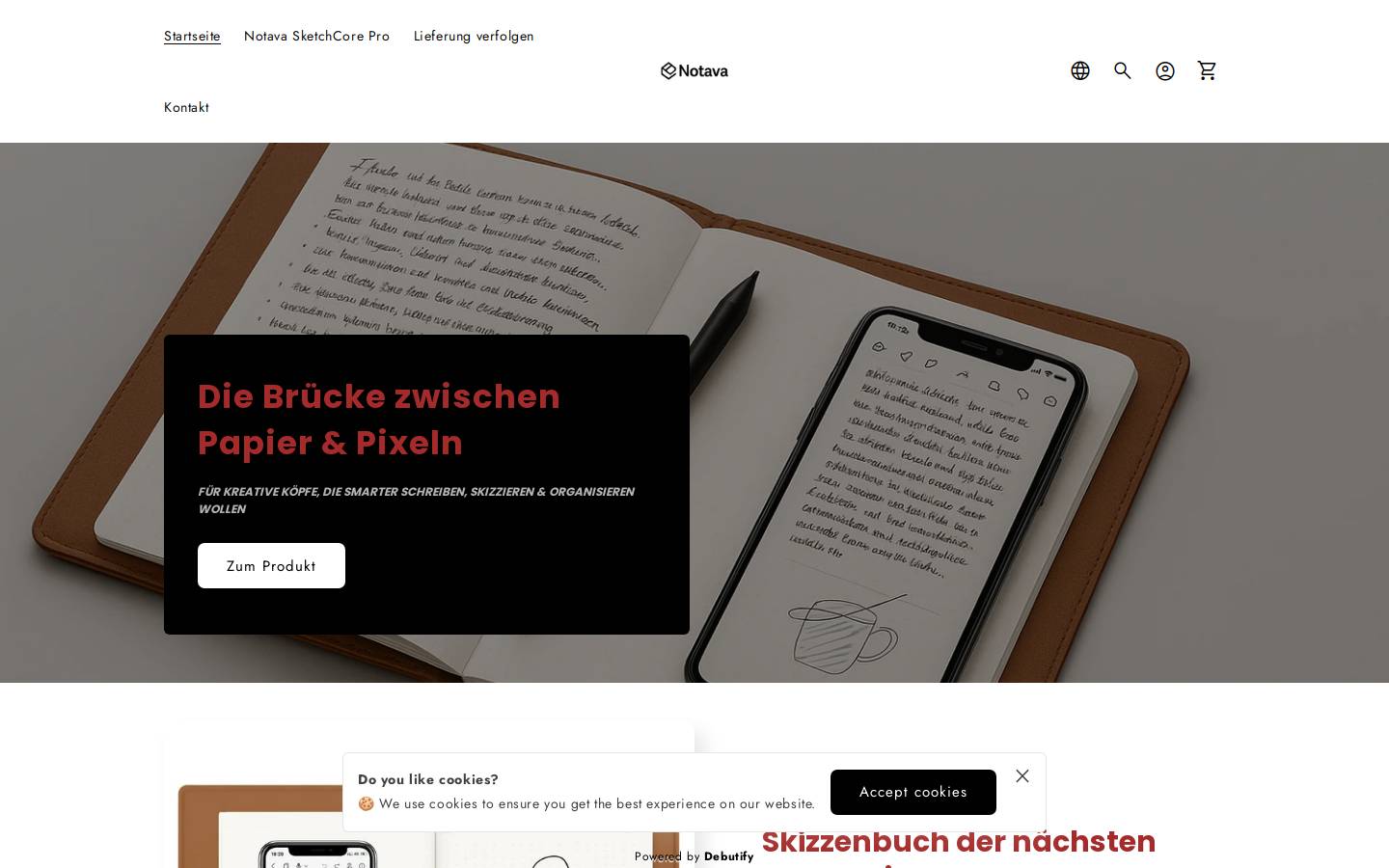 notava.de homepage screenshot