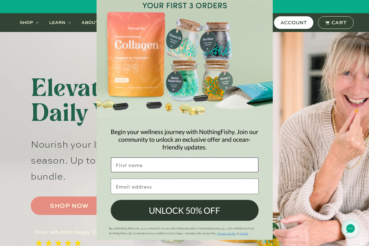 nothingfishy™ homepage screenshot