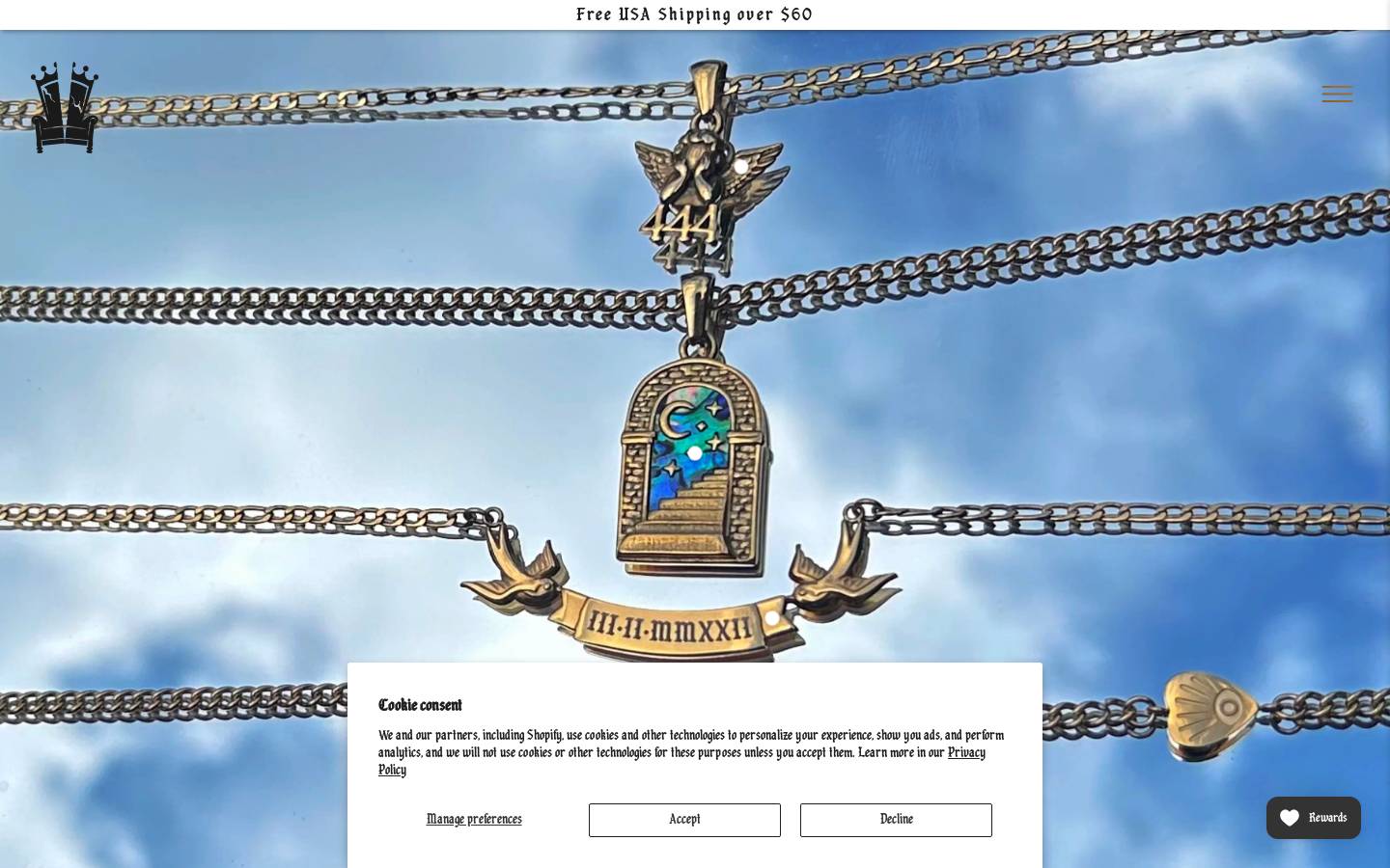 nothronesco.com homepage screenshot