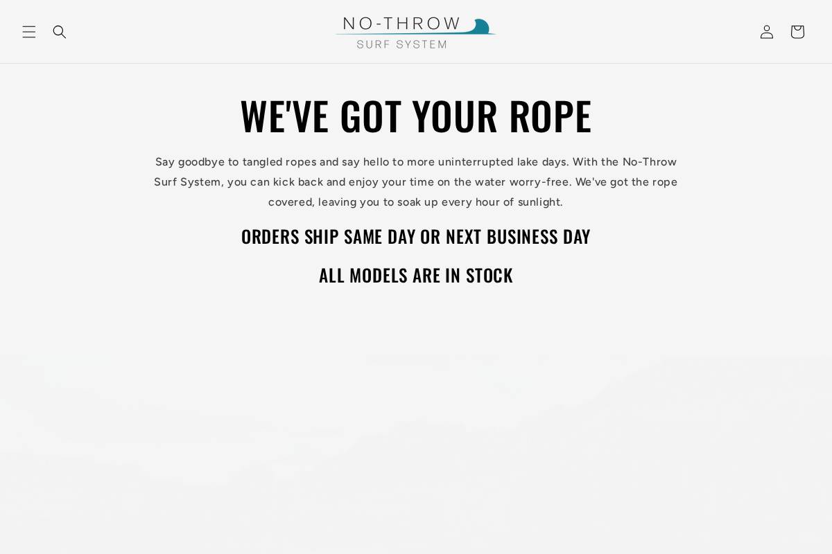 nothrowss.com homepage screenshot