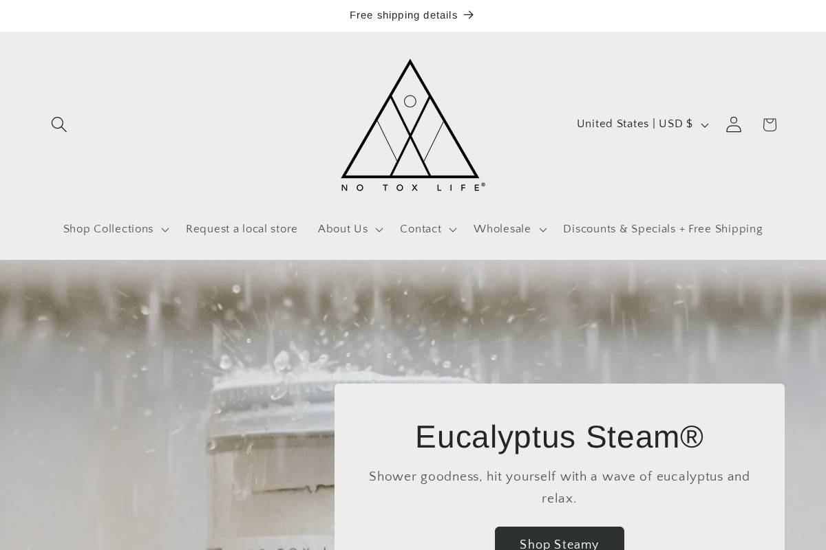 notoxlife.com homepage screenshot
