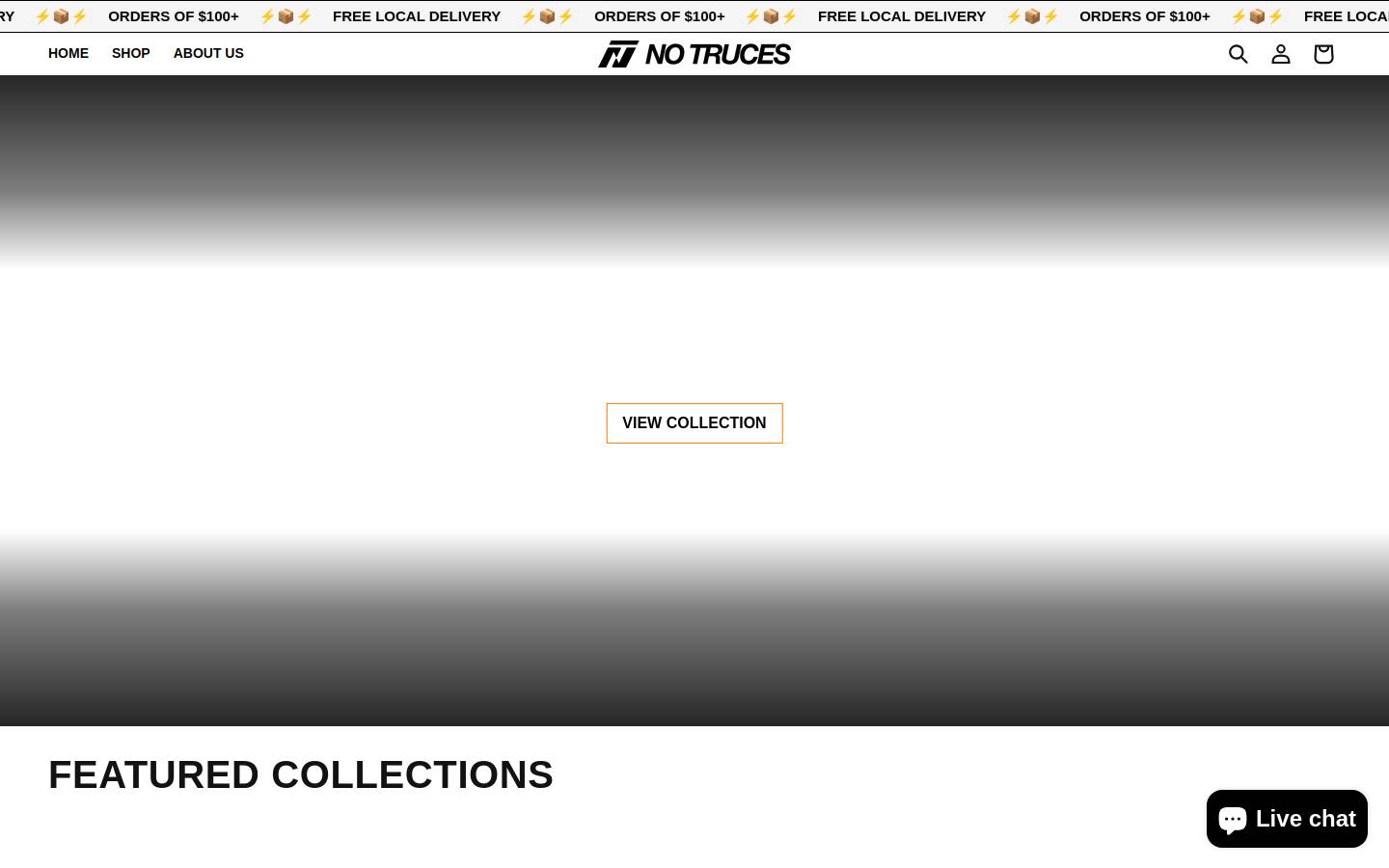 notruces.com homepage screenshot