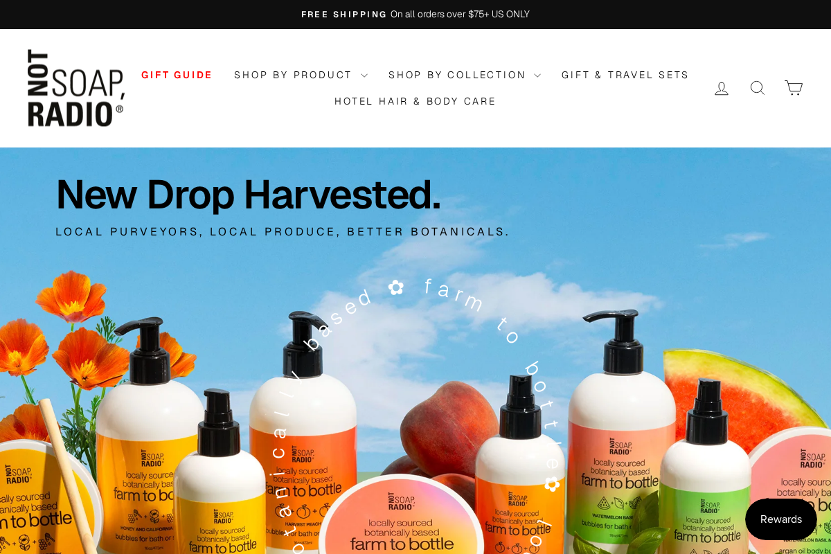 notsoapradio homepage screenshot