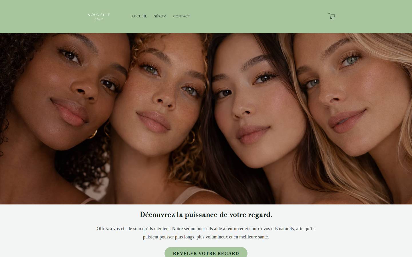 nouvellehouse.com homepage screenshot