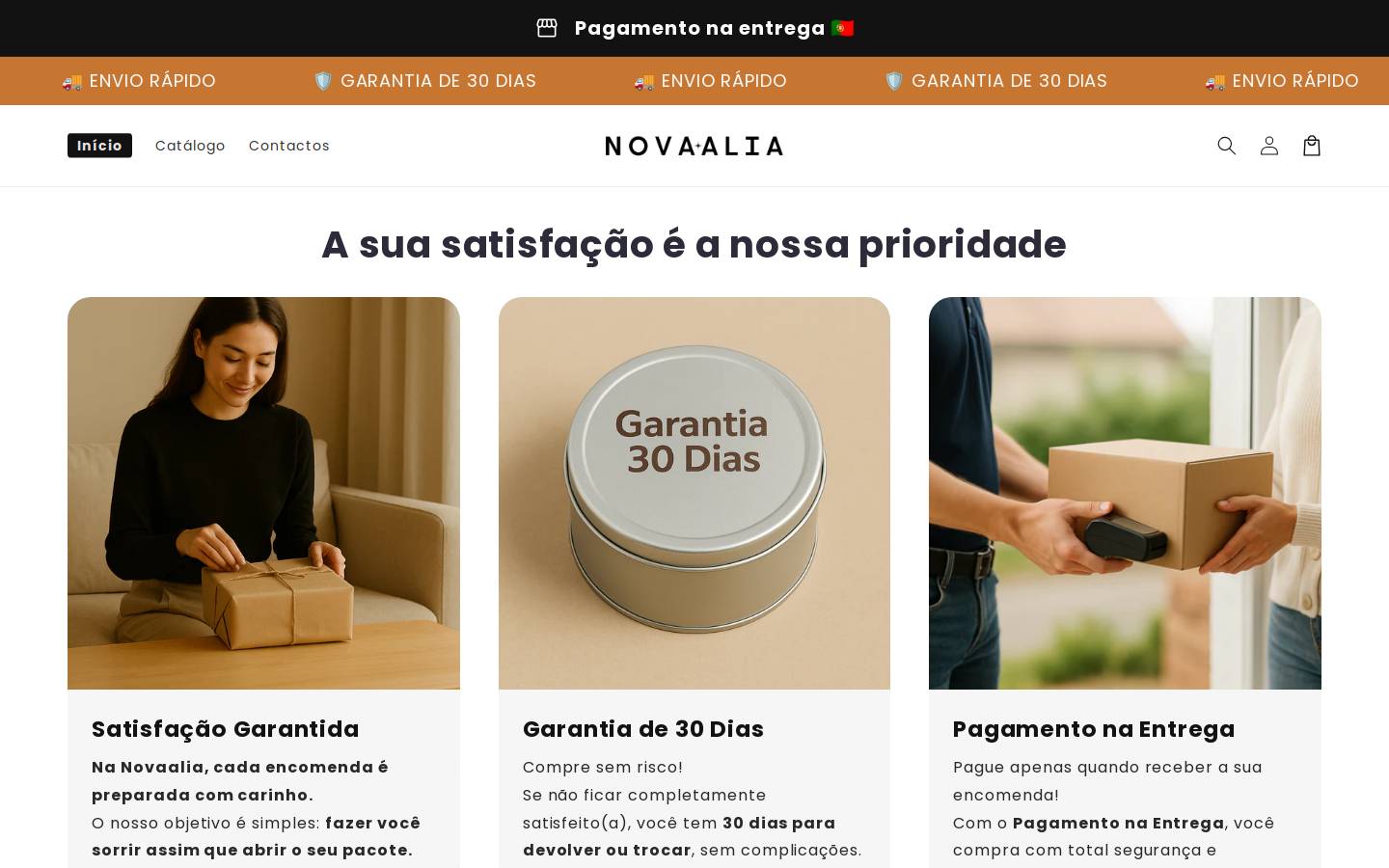 novaalia.com homepage screenshot