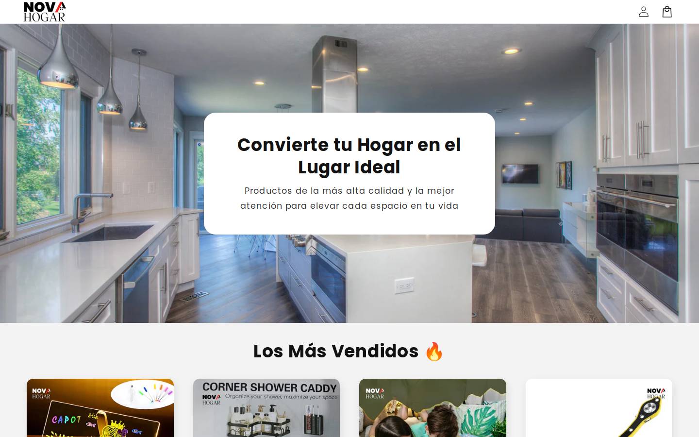 novahogar.co homepage screenshot