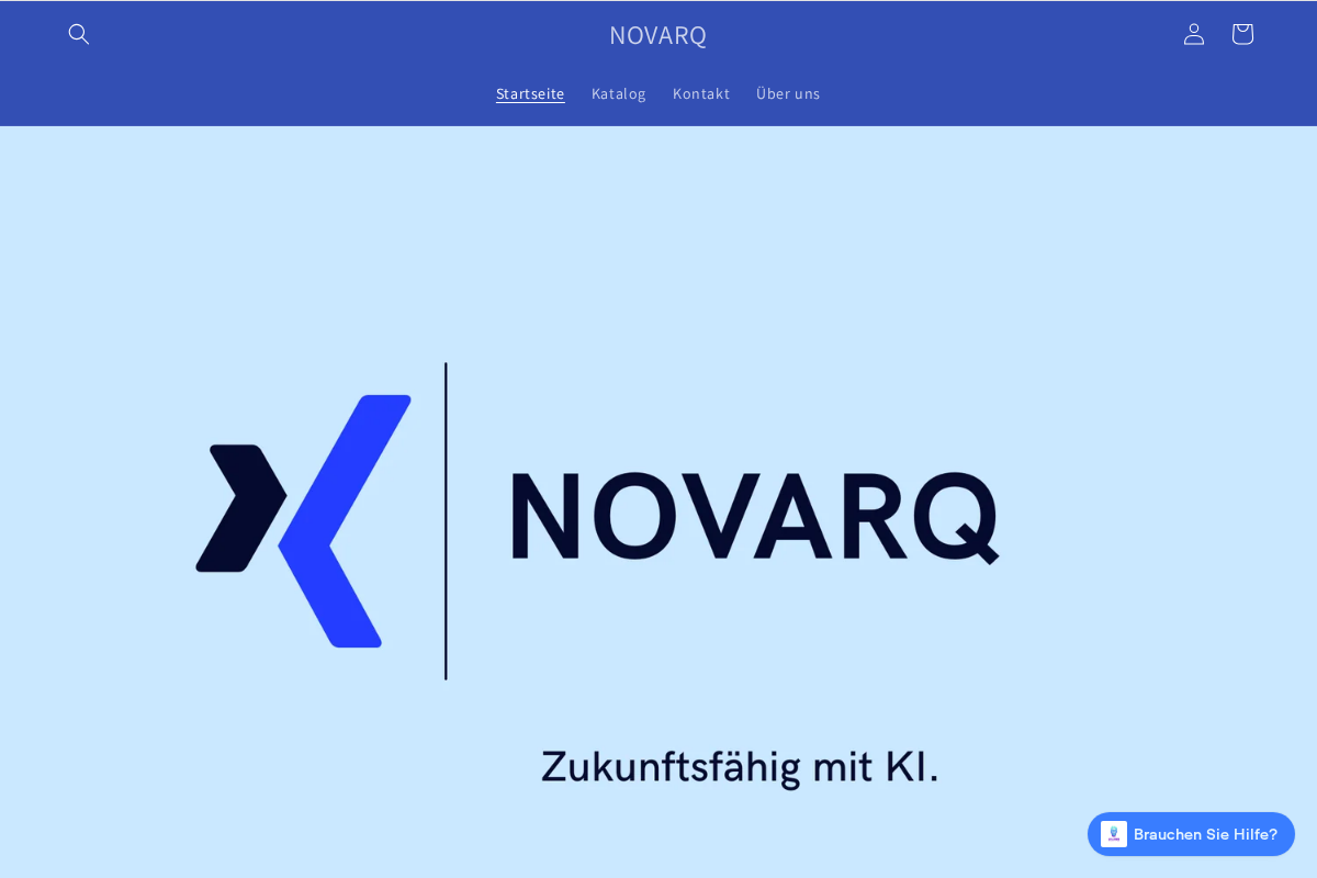 novarq-ai.de homepage screenshot