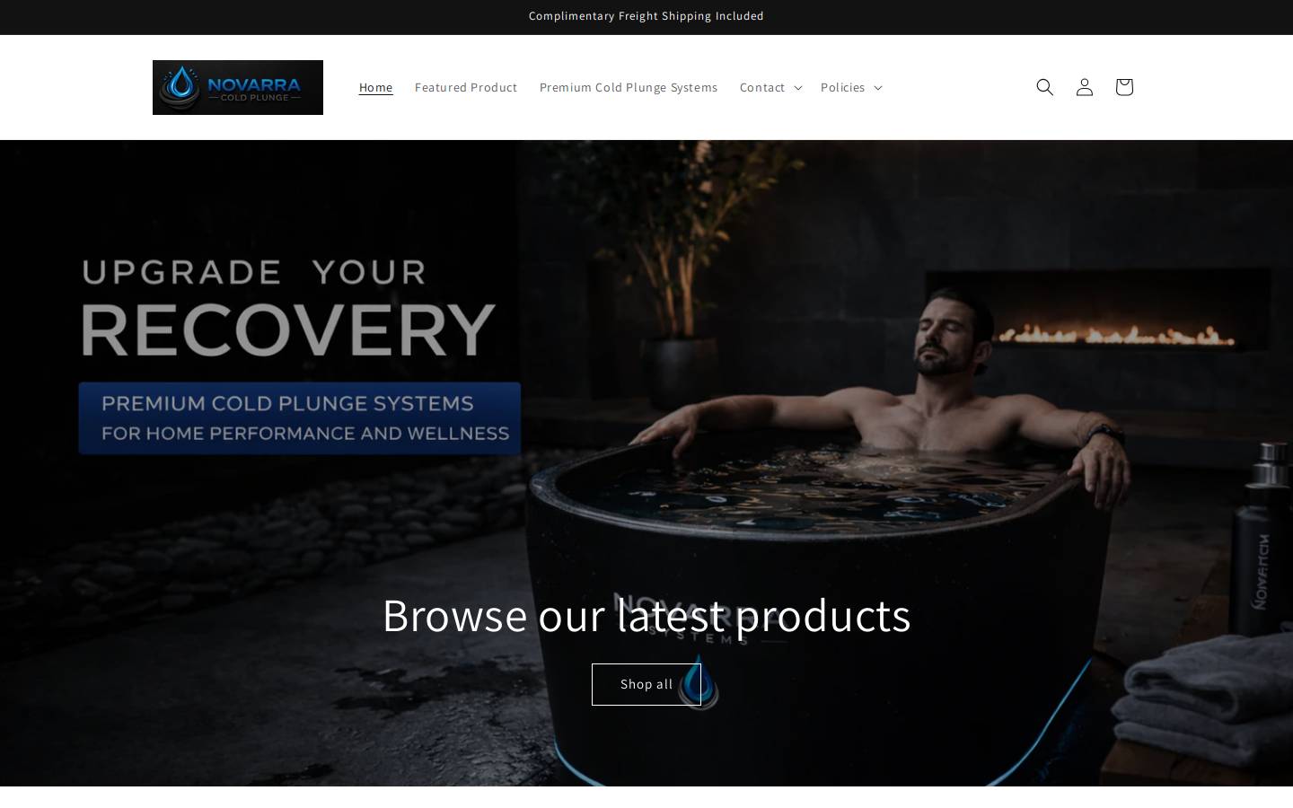 novarrawellness.com homepage screenshot