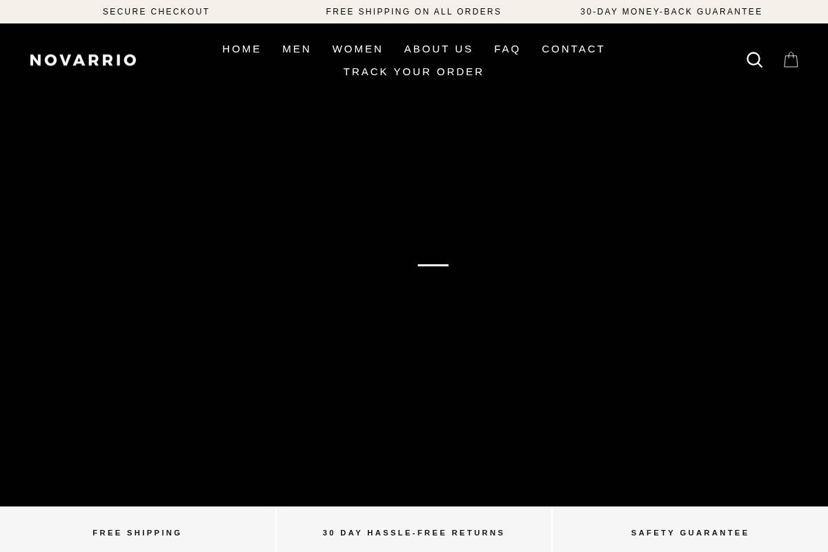 Novarrio homepage screenshot