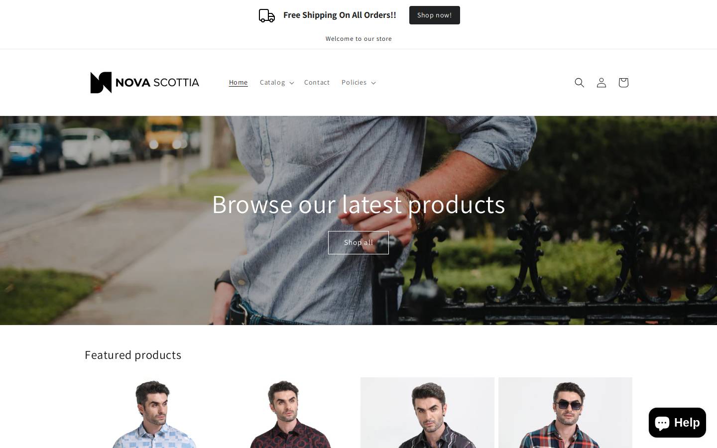 novascottia.com homepage screenshot