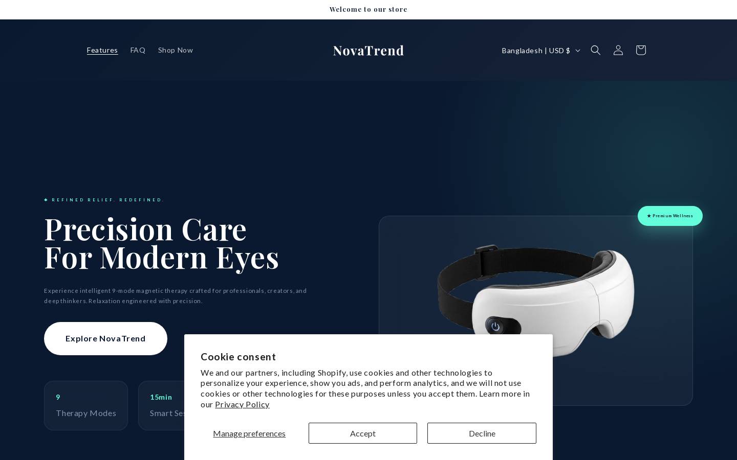 novatrend19.com homepage screenshot