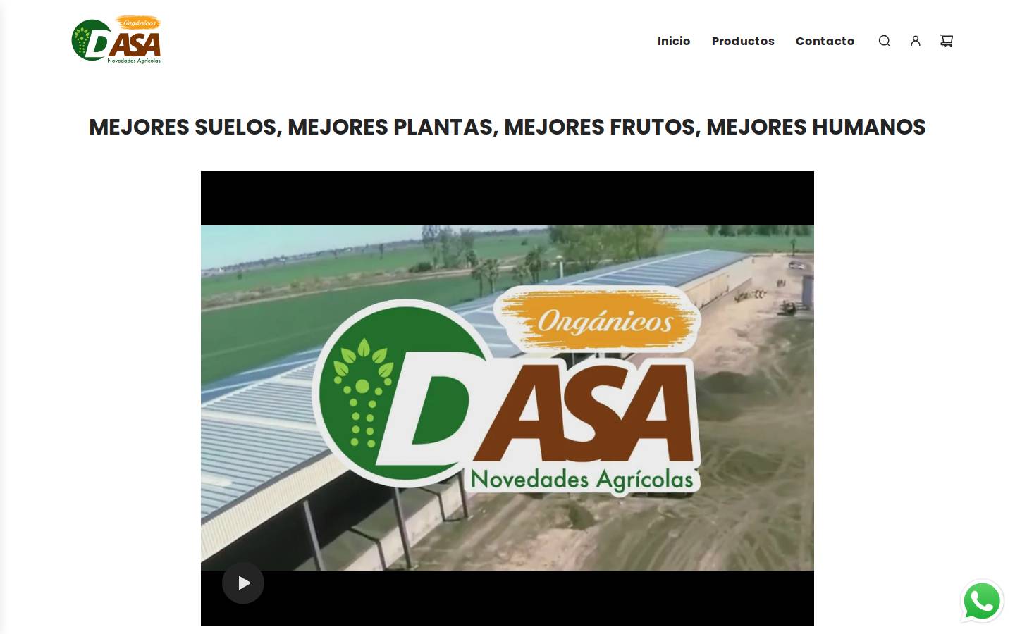 novedadesdasa.com homepage screenshot