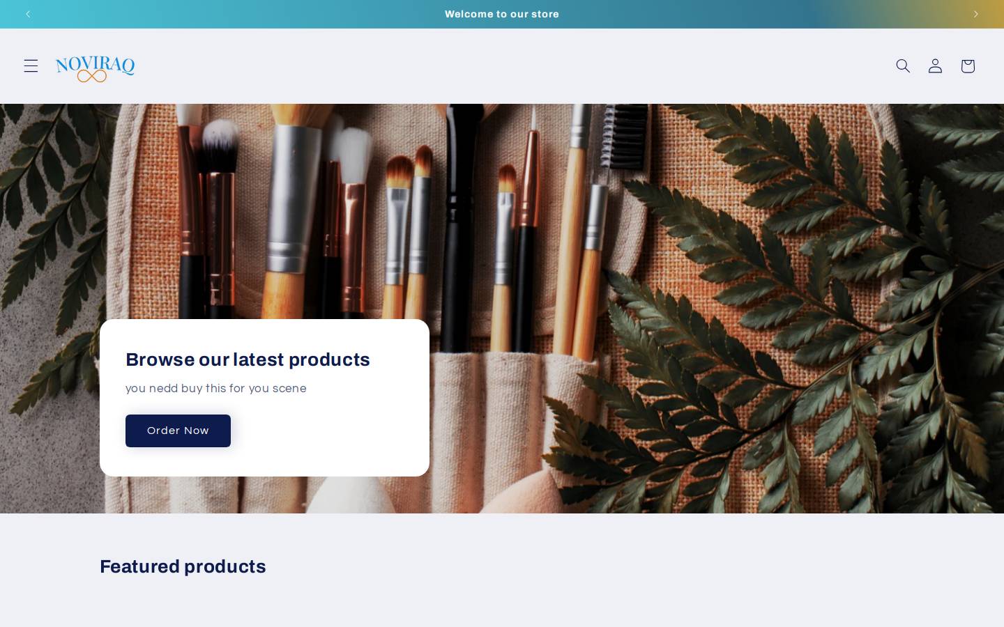 noviraq.in homepage screenshot