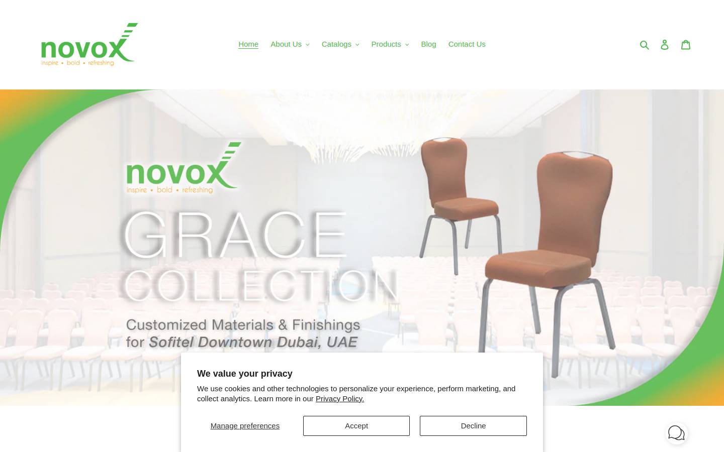 novoxinc.com homepage screenshot