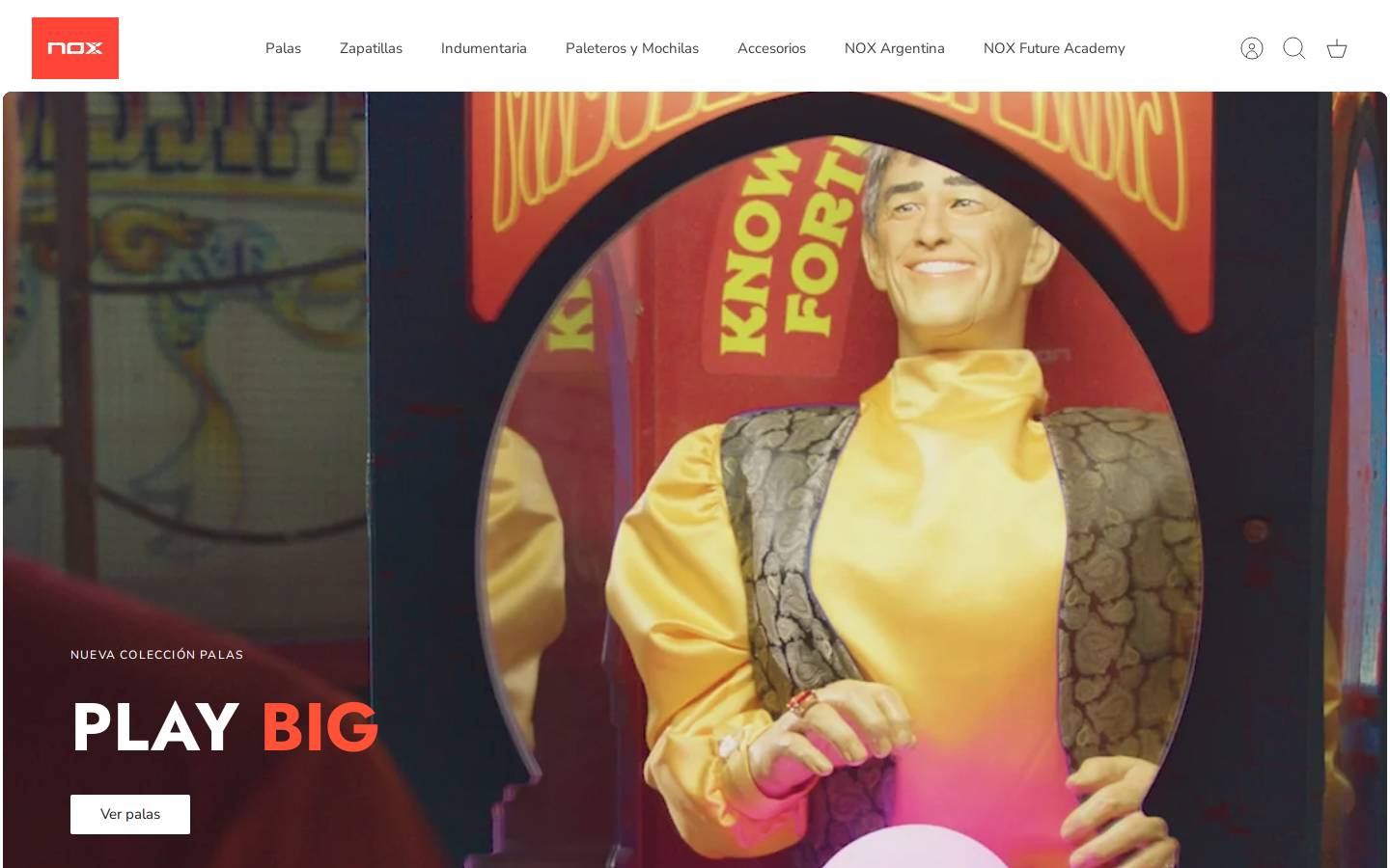 noxargentina.com homepage screenshot