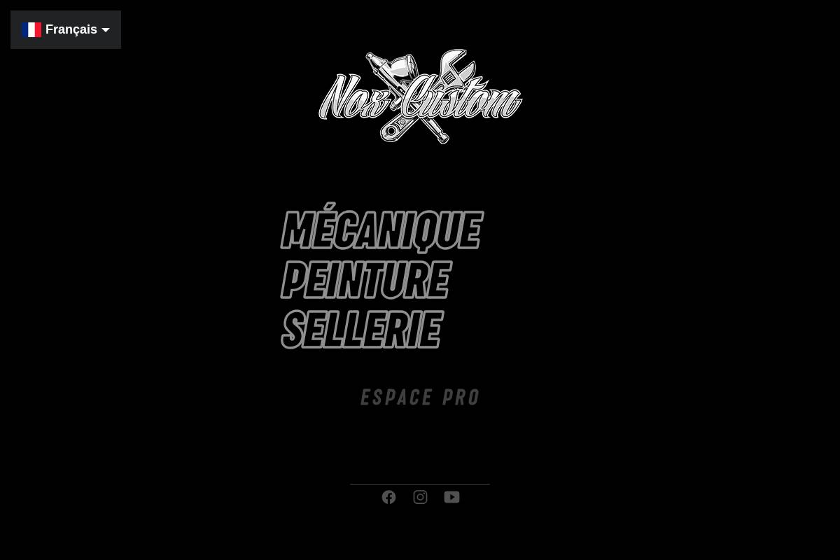 noxcustom.fr homepage screenshot