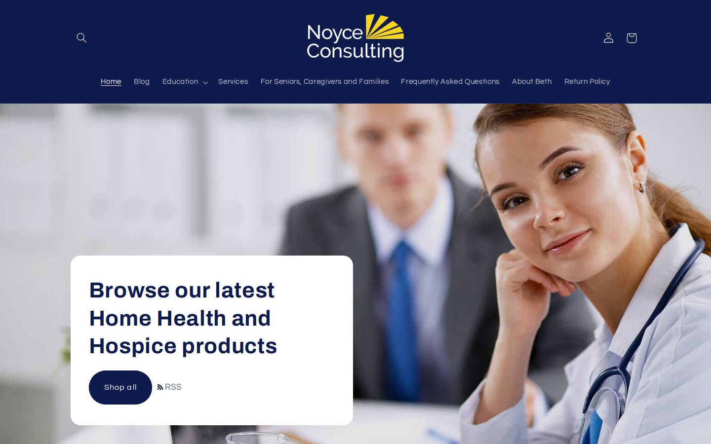 noyceconsulting.com homepage screenshot