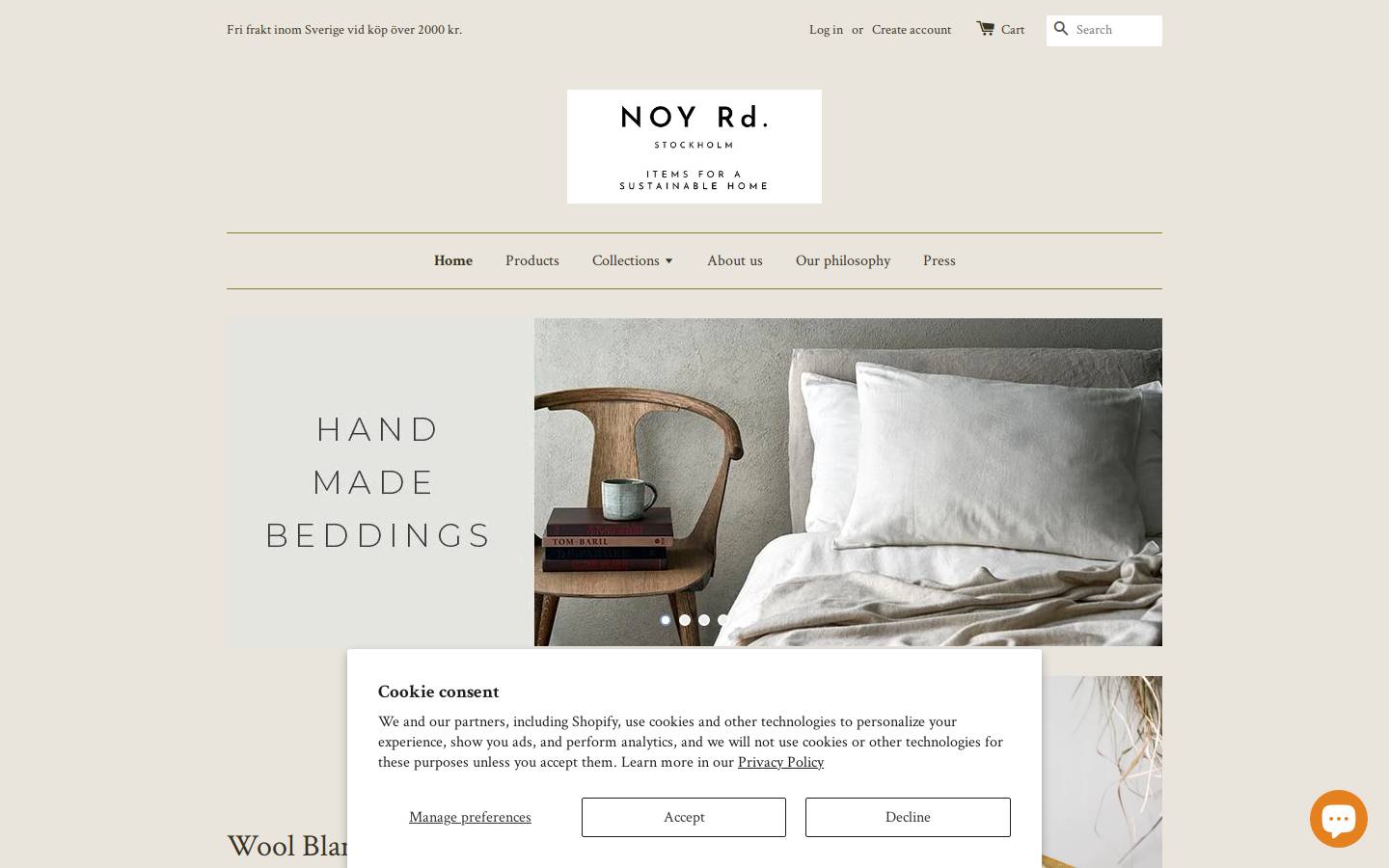 noyroad.com homepage screenshot